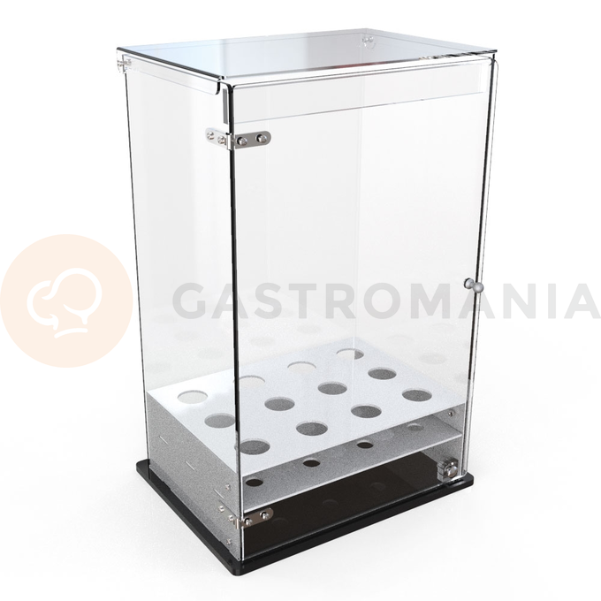 Stojan na 12 zmrzlinových kornútov, čierny | MARTELLATO, AG00908P
