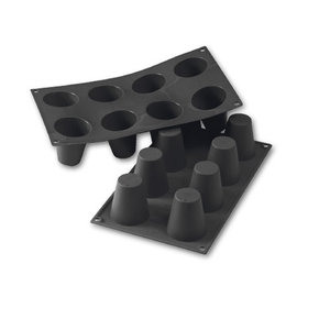 Silikónová forma pre monoporcie, 8 otvorov 55x60 mm - 30SF021 | MARTELLATO, Babà