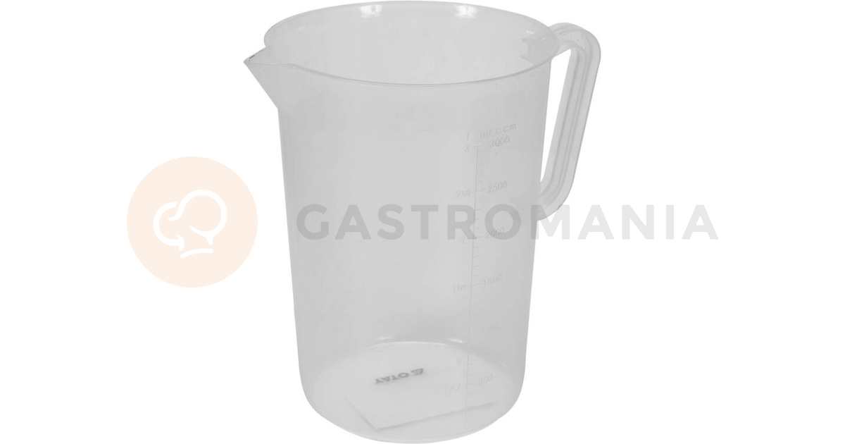 Odmerka z polypropylénu 3000 ml | YATO, YG-07287