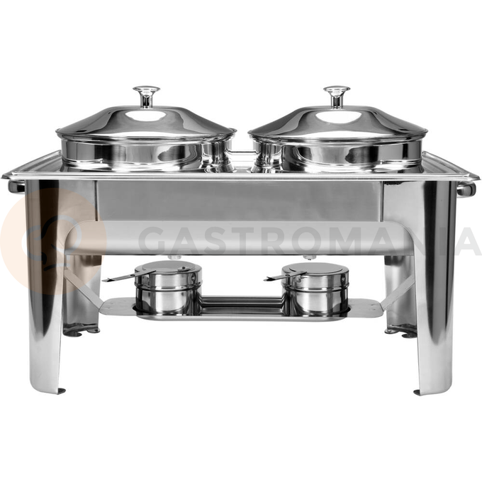 Chafing s dvoma nádobami 2x4,5 l | YATO, YG-04125