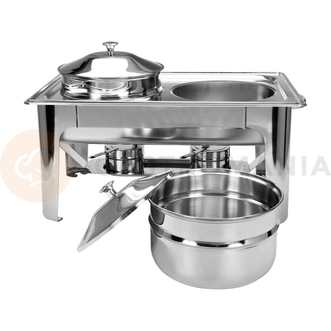 Chafing s dvoma nádobami 2x4,5 l | YATO, YG-04125