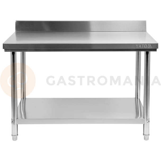 Prístenný skladací stôl s policou 1200x600x850+100 mm | YATO, YG-09022