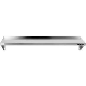 Nástenná polica so zadným lemom jednodielna 900x300x180 mm | YATO, YG-09040