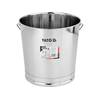Vedro z nerezovej ocele s prstencom 28 l | YATO, YG-00652