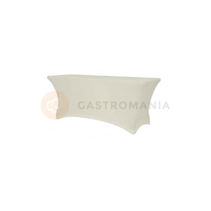 Elastický obrus na cateringový stôl ecru 740x760x1500 mm | OLKA, XL 150