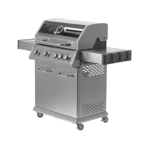 Plynový gril 4+1 z nerezovej ocele 14,2 kW, so sklom vo veku | YATO, Itami