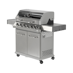 Plynový gril 6+1 z nerezovej ocele 20,5 kW, so sklom | YATO, Itami