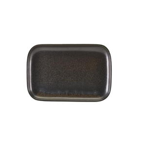Obdĺžnikový tanier 30x345x235 mm | GENWARE, Terra Black