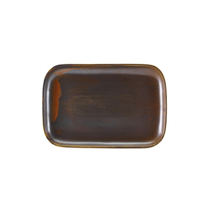 Obdĺžnikový tanier 32x345x235 mm | GENWARE, Terra Rustic Copper