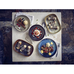 Obdĺžnikový tanier 32x345x235 mm | GENWARE, Terra Rustic Copper