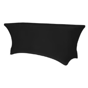 Elastický obrus na cateringový stôl čierny 740x760x1500 mm | OLKA, XL 150