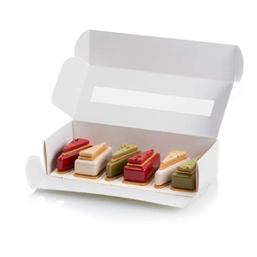 Súprava obalov a podnosov na monoporcie a dezerty - Box Cake to Go | SILIKOMART, Accessori 3-3