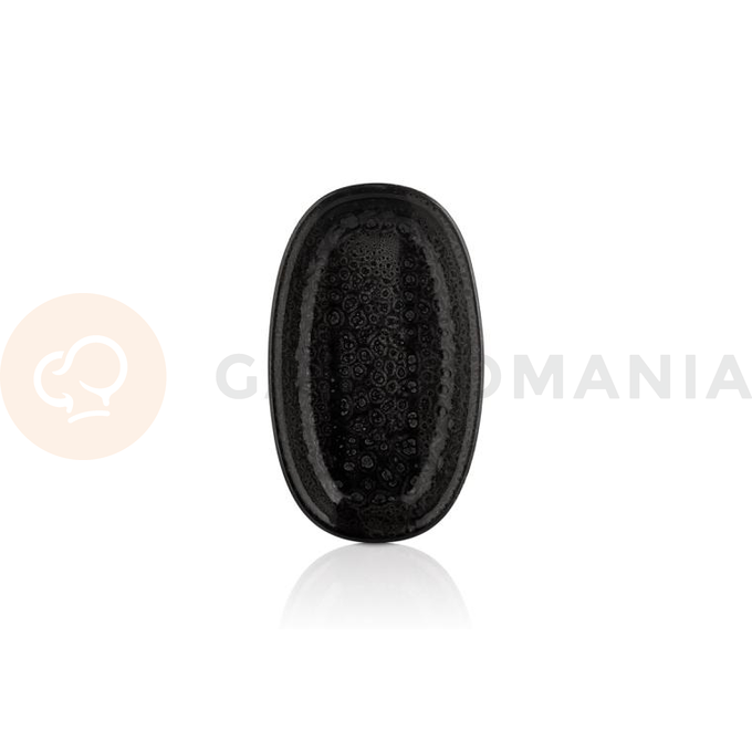 Oválny tanier 290x170 mm | BY BONE, Cowry Black