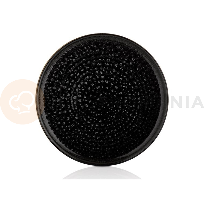 Plytký tanier 270 mm | BY BONE, Cowry Black