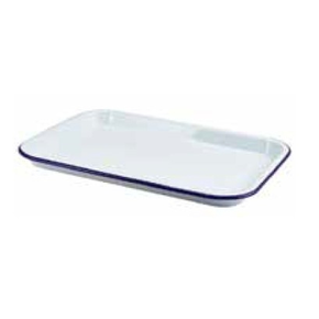 Podnos 22x382x264 mm, smaltovaný | GENWARE, Enamel Wide
