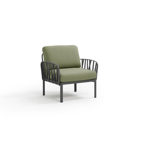 Kreslo 880x790x780 mm, antracit-avokádo | NARDI, Komodo
