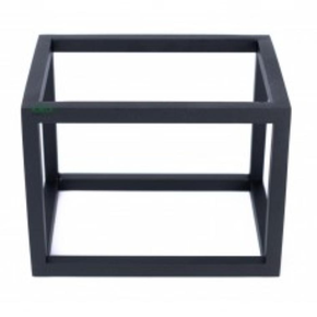 Bufetový podstavec qubik, oceľový čierny, matný 12x12x16 cm | HORECA SERVICE, HS Design