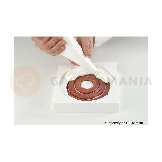 Forma na výrobu náplne do múčnikov, tort a zmrzlinových kreácií Insert Decor Round | SILIKOMART, Insert Decor Round