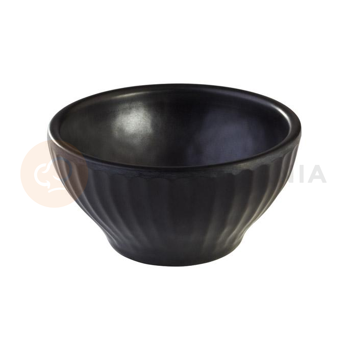 Okrúhla miska z melamínu Ø 11,5 cm, čierna | APS, Aiko