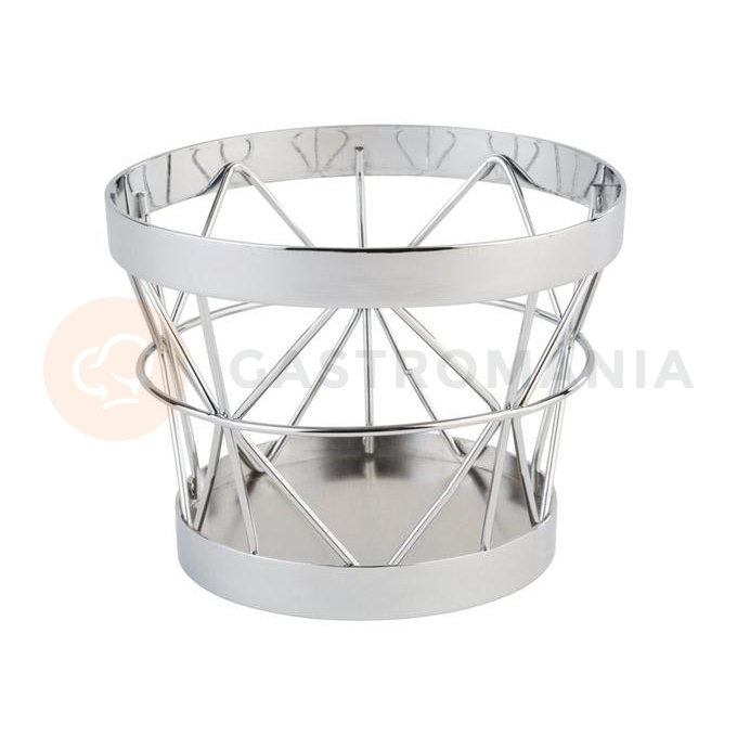 Okrúhly kovový košík Ø 10,5 cm, chróm | APS, Basket