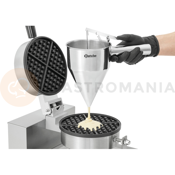 Vaflovač s displejom pre okrúhle belgické vafle s priemerom 175 mm | BARTSCHER, MDI 1BWR 1750