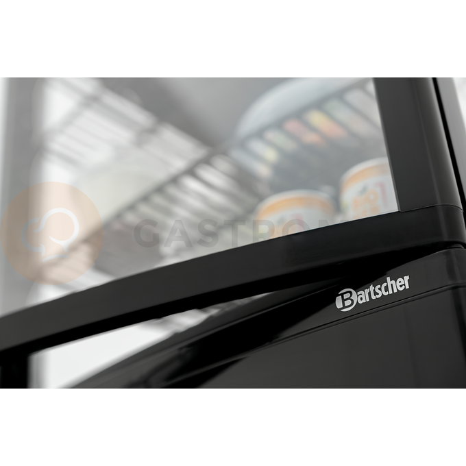 Chladiaca vitrína 75 l, čierna | BARTSCHER, Mini 75L2T