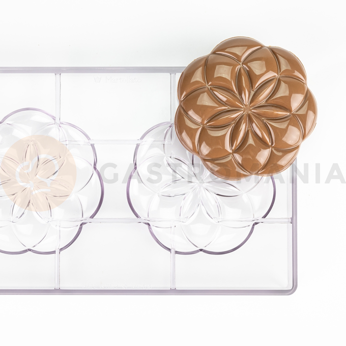 Polykarbonátová forma na pralinky, 275x175 mm | MARTELLATO, Life Flower