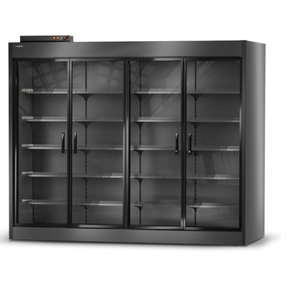 Chladiaci regálový modul s presklenými krídlovými dverami bez agregátu 1250x1000x2210 mm | RAPA, RCh-GT S remote