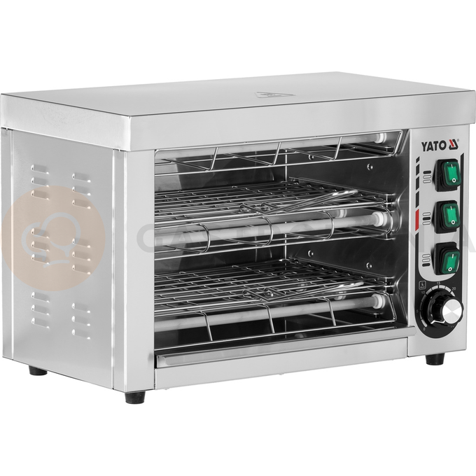 Toaster/opekač 49x30x33 cm | YATO, YG-04660