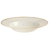 Biely hlboký tanier so širokým okrajom 24 cm | CHURCHILL, Stonecast Barley White