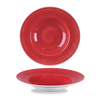 Hlboký tanier červený s širokým okrajom 284 cm | CHURCHILL, Stonecast Berry Red