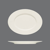 Oválny servírovací tanier s okrajom Purity, výška 21 mm | BAUSCHER, Purity