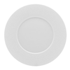 Plytký tanier z bieleho porcelánu, dekoratívny okraj 24 cm | DEGRENNE, Collection L Fragment