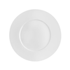Plytký tanier z bieleho porcelánu, hladký okraj 24 cm | DEGRENNE, Collection L