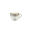 Šálka na espresso, bielo-sivá 100 ml | CHURCHILL, Homespun Style Stone Gray