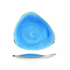 Tanier v tvare trojuholníka modrý, ručne zdobený 22,9 cm | CHURCHILL, Stonecast Cornflower Blue