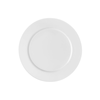 Tanierik na chlieb a maslo z bieleho porcelánu, hladký okraj 14 cm | DEGRENNE, Collection L