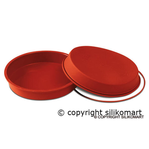 Forma na múčniky a torty SFT118 ROUND PAN, okrúhla 18x4 cm | SILIKOMART, Uniflex