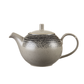 Porcelánová kanvica, bielo-grafitová 426 ml | CHURCHILL, Homespun Style Charcoal Black