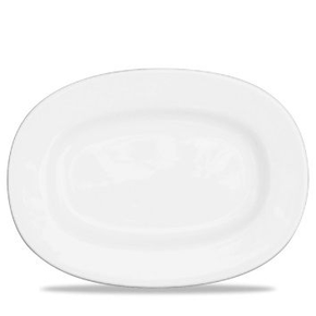 Porcelánový oválny tanier 20,7 cm | ALCHEMY, Alchemy White