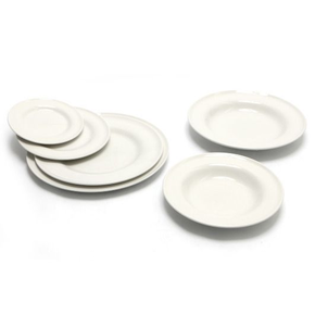 Porcelánový plytký tanier 25,4 cm | ALCHEMY, Alchemy White