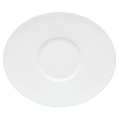 Oválny tanier so širokým okrajom 30 x 26 cm | DEGRENNE, Boreal