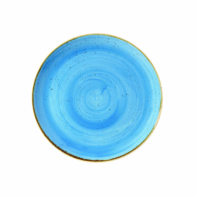 Plytký tanier modrý, ručne zdobený 26 cm | CHURCHILL, Stonecast Cornflower Blue