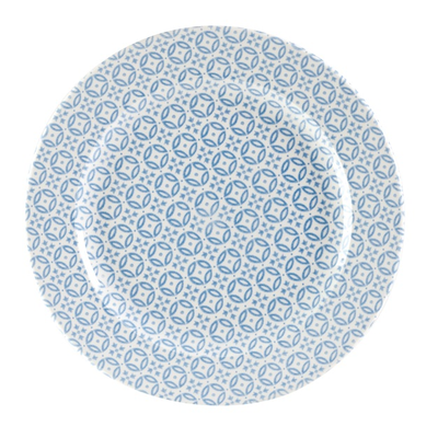 Plytký tanier s modrým vzorom 27,6 cm | CHURCHILL, Moresque Prints