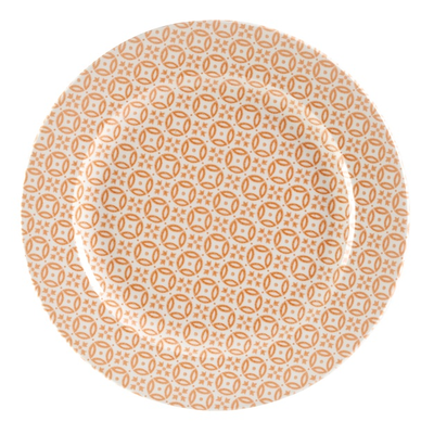 Plytký tanier s oranžovo-hnedým vzorom 30,5 cm | CHURCHILL, Moresque Prints