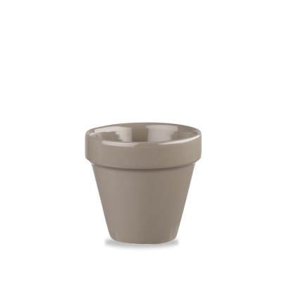 Porcelánová nádoba - kvetináč 120 ml, sivá | CHURCHILL, Bit On The Side