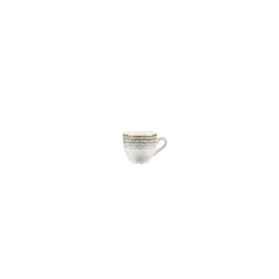 Šálka na espresso, bielo-sivá 100 ml | CHURCHILL, Homespun Style Stone Gray
