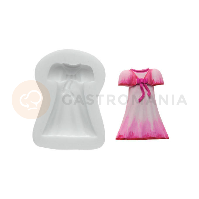 Forma na cukrovú hmotu SLK 261 - šaty, 37x50 mm | SILIKOMART, Sugarflex Dress