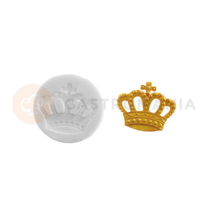 Forma na cukrovú hmotu SLK 410 - kráľovská koruna, 58x24 mm | SILIKOMART, Sugarflex Crown