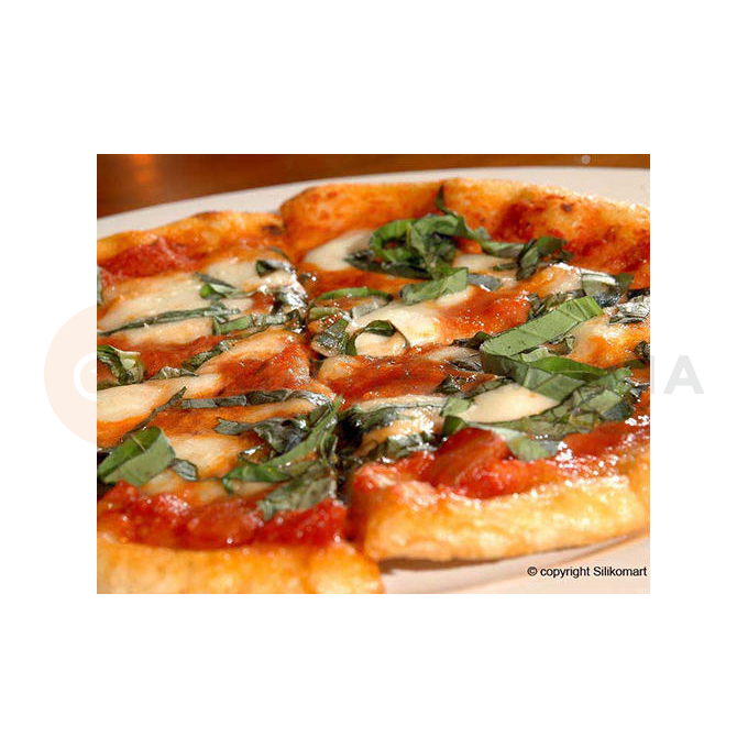 Forma na pizzu, múčniky a torty SFT228 PIZZA PAN, okrúhla 28x2 cm | SILIKOMART, Uniflex